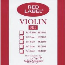 SuperSensitive SS2104 Super Sensitive Red Label Set Violin 1/2