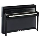 Yamaha Pianos CLP785B Matte black Clavinova console digital piano with bench