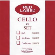SuperSensitive SS6107 Super Sensitive Red Label Set Cello 4/4 Medium
